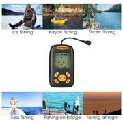 Editor’s Top Pick, Handheld Fish Finder, Portable Depth Finder, 100ft Depth, Waterproof, Durable, for Freshwater/Saltwater, Anglers, Fisherman, Real-Time Display Big Discount | Plastic, Black